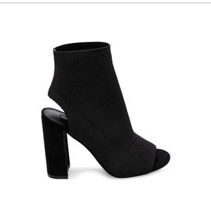 Knit Peep Toe Booties